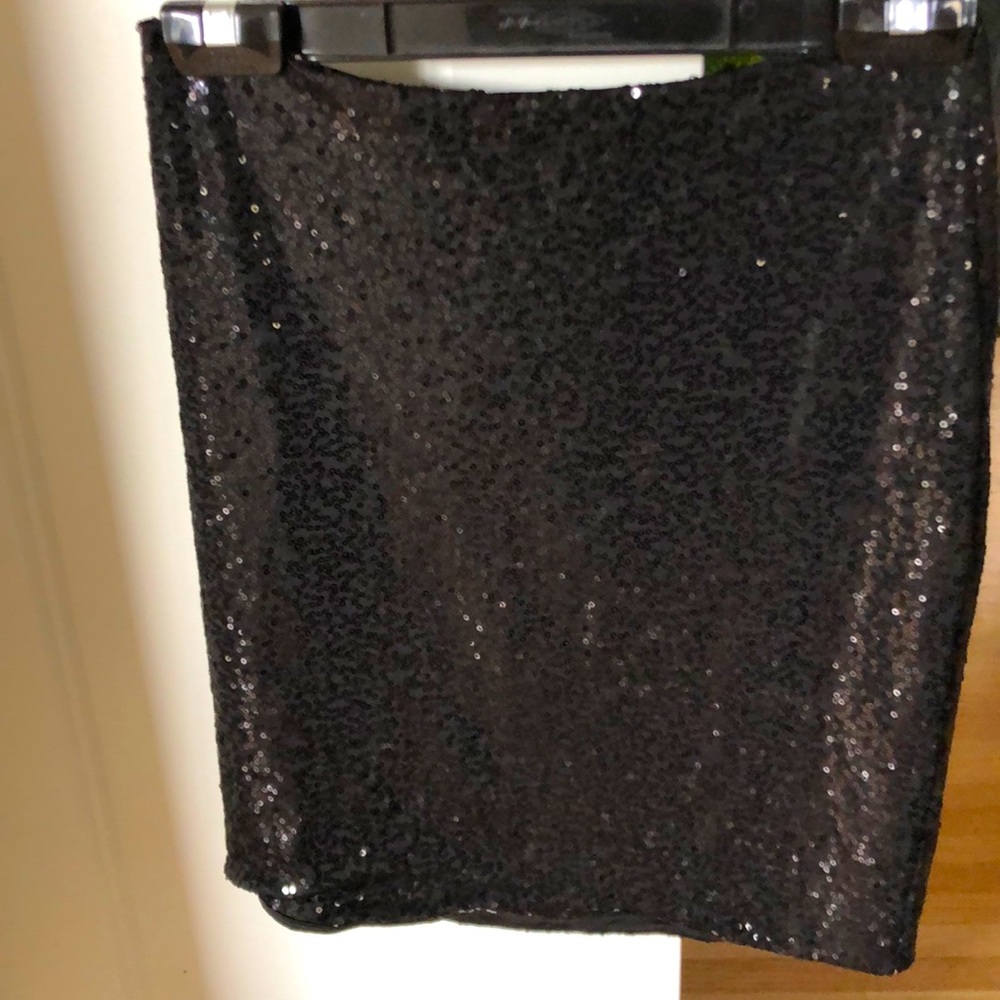 Kenzie - Small - Black Sequin Mini Skirt